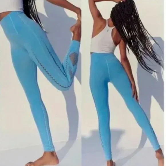 NWT Free People High-Rise Full-Length Running Through My Mind Leggings XS - Picture 2 of 9